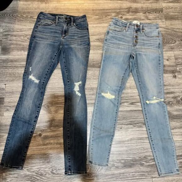 Size 00 Womens Skinny Jeans- Wild Fable/Universal Thread - Picture 1 of 4